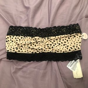 Cute leopard & lace bralette